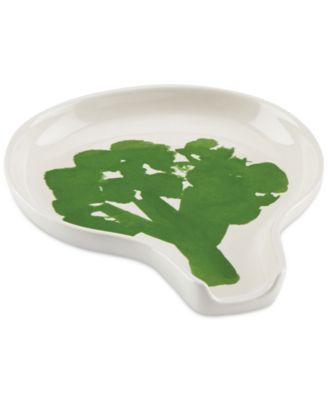kate spade new york - All in Good Taste Stoneware Broccoli Spoon Rest