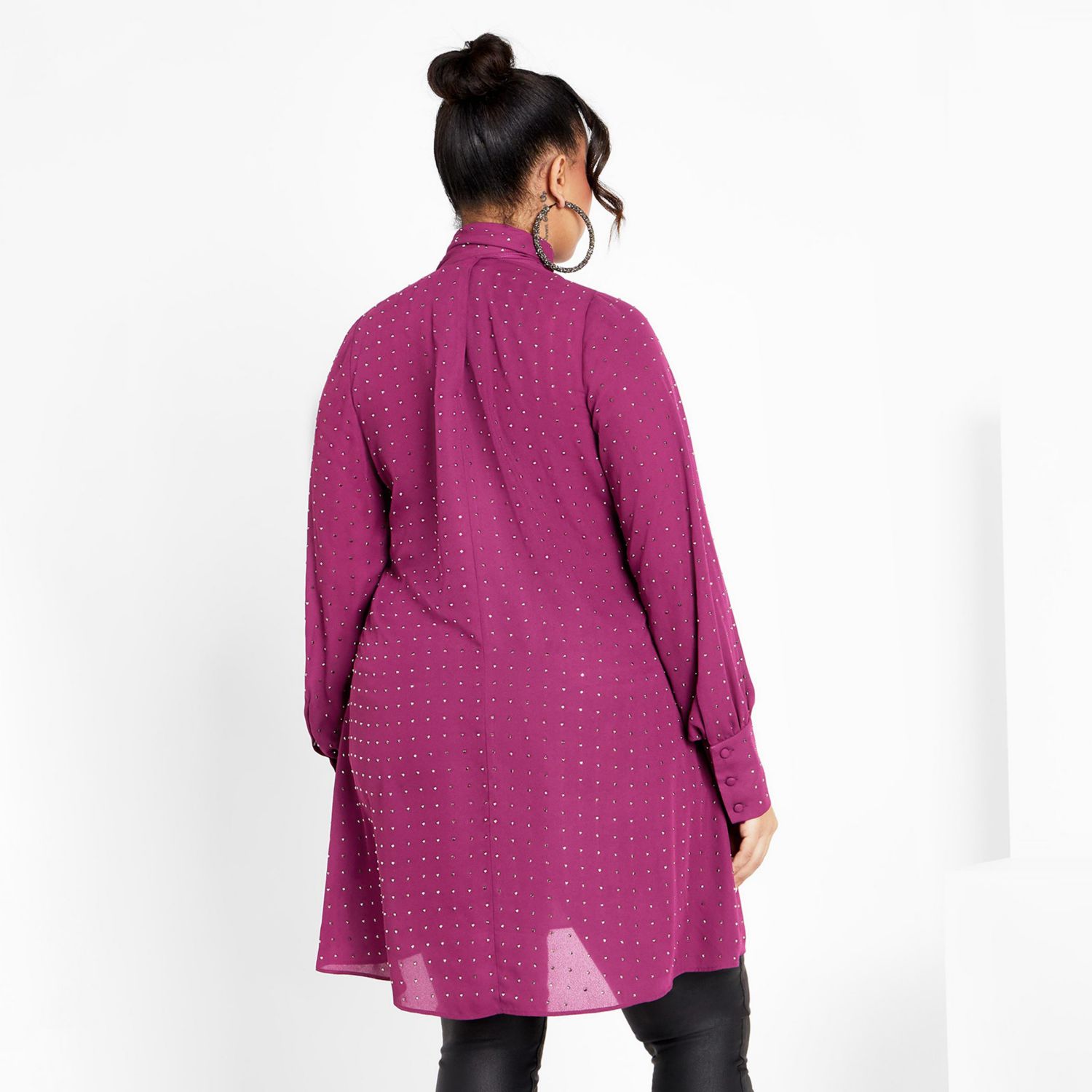 Women's Nailhead Tunic Top