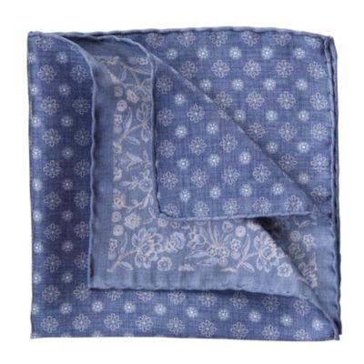 Men's Pascal - Double Sided Silk Pocket Square for Men
