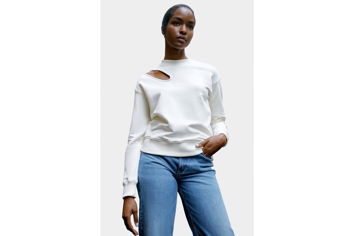 Women's Bartlett Cutout Sweatshirt - Pink