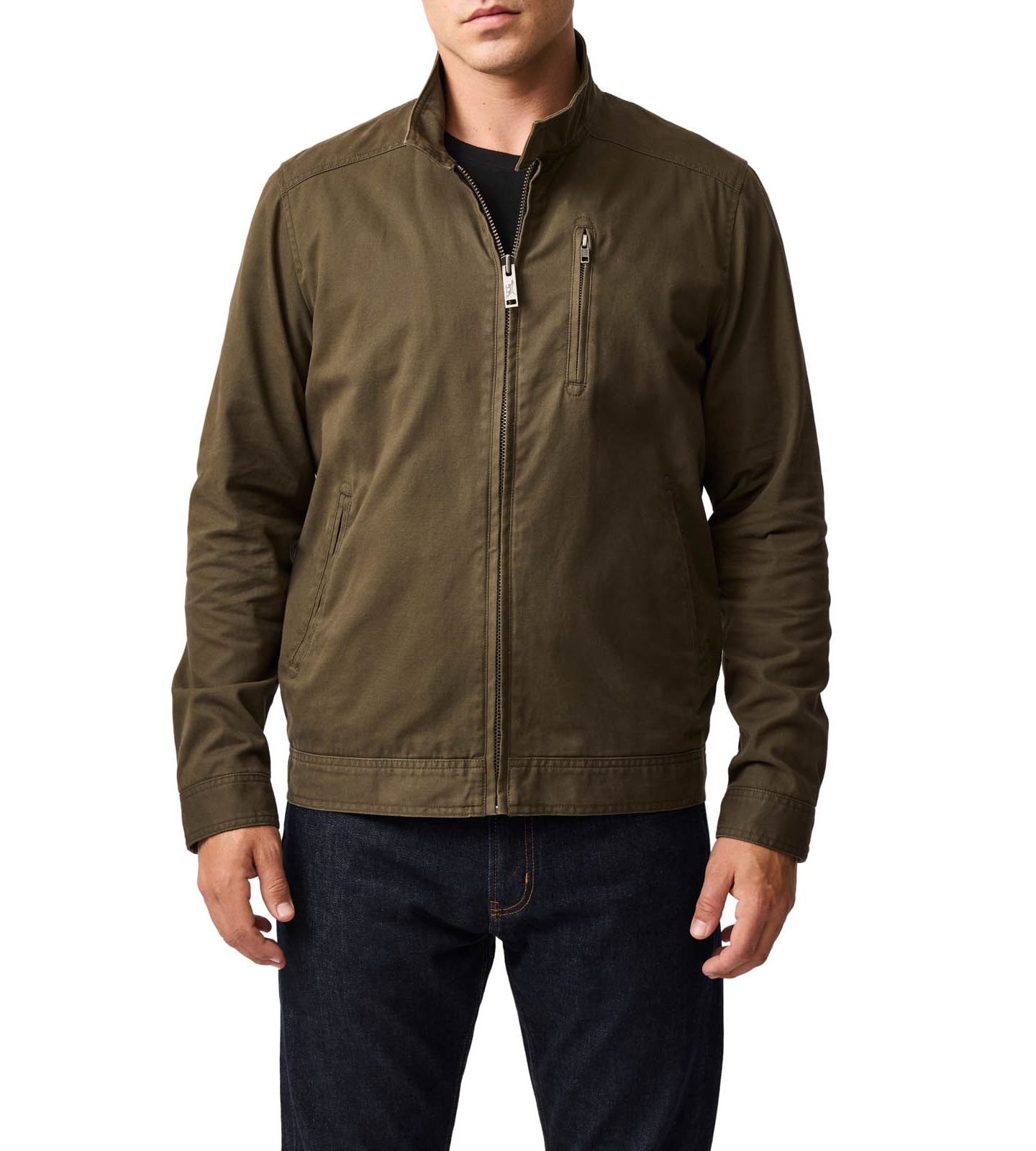 Мужская куртка Rodd & Gunn Armitage Cotton Harrington, цвет: Армейский — фото 1
