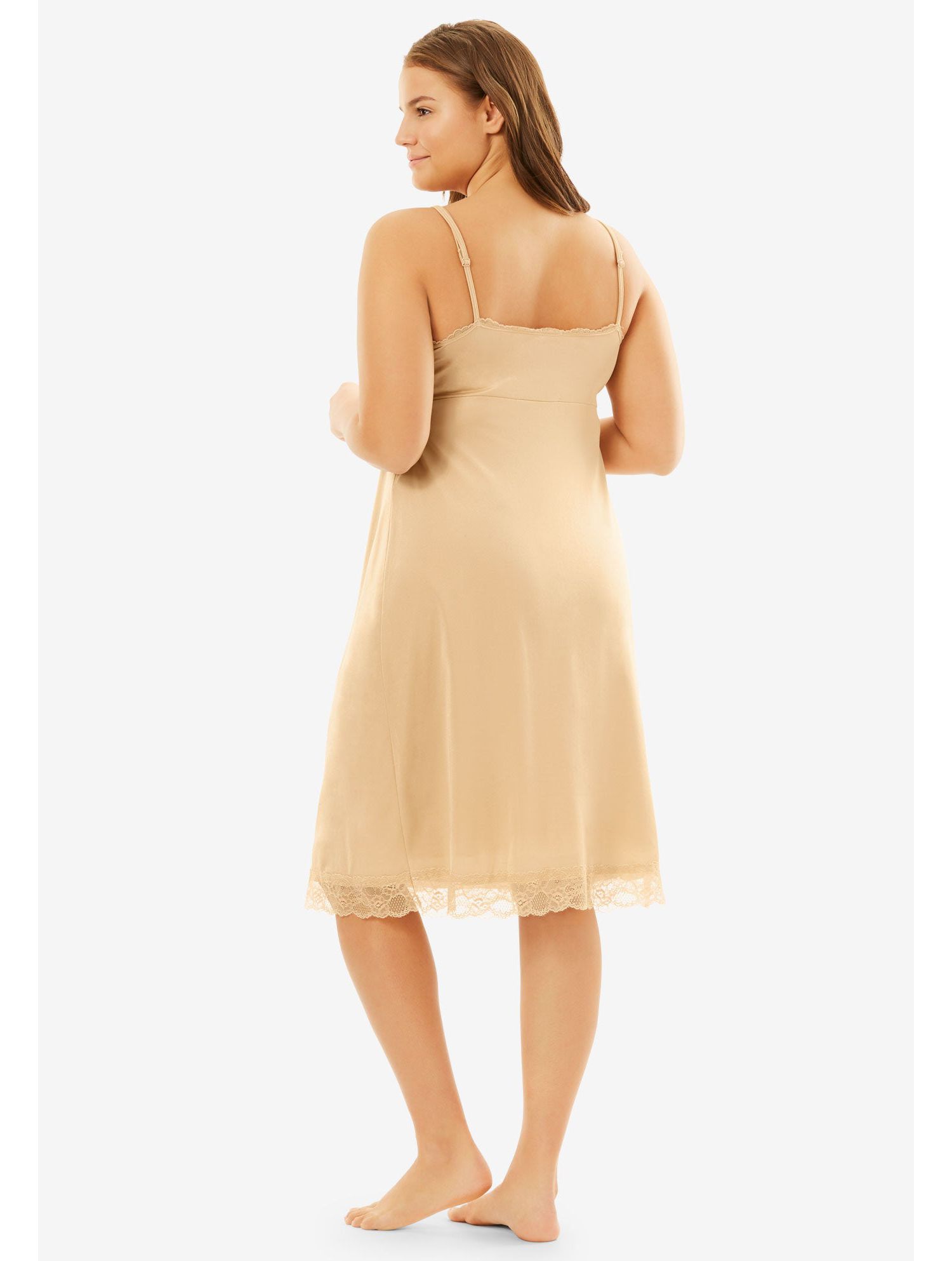 Women's Plus Size Full Slip Double Skirted