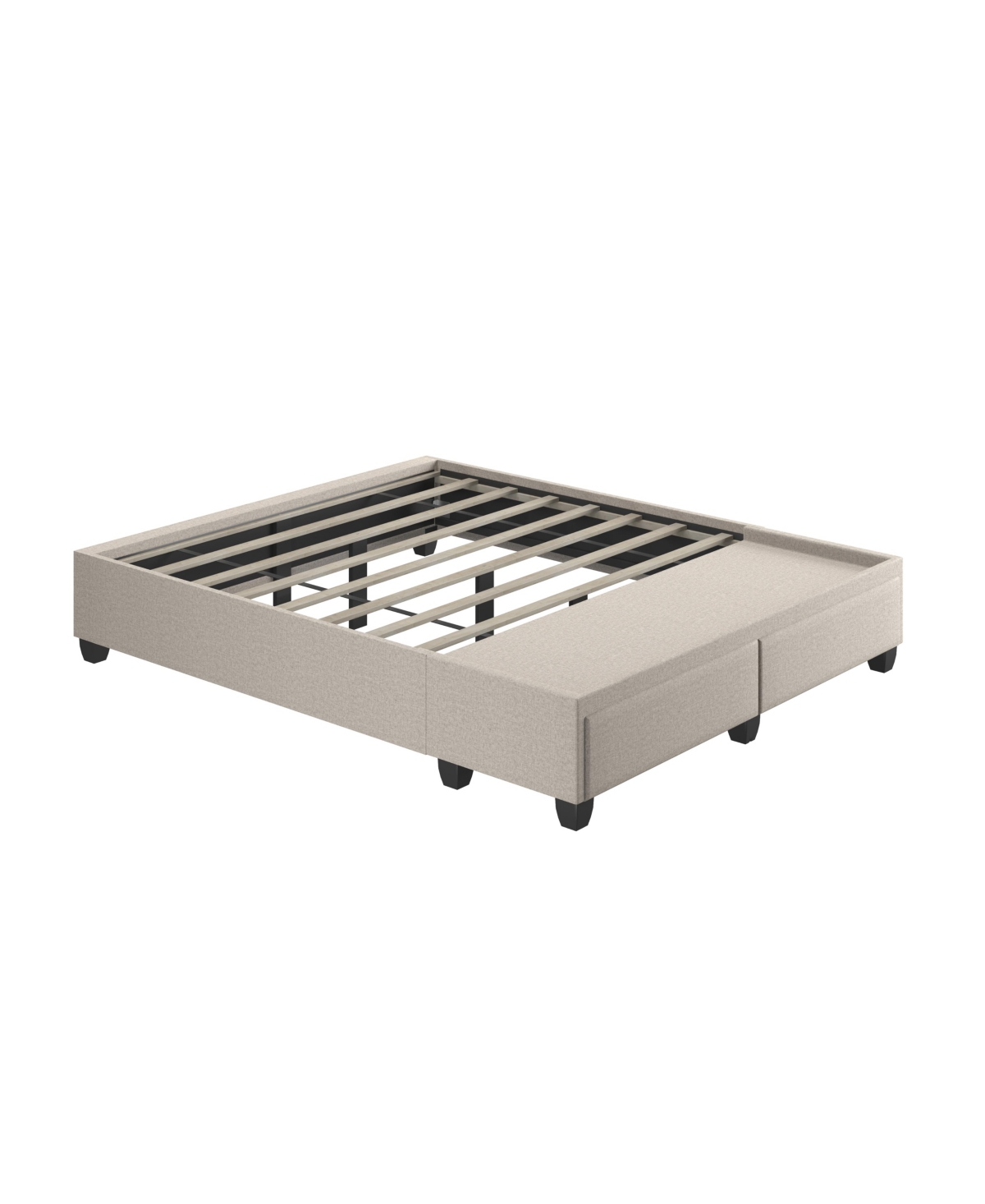 Boyd Sleep Boyd Modena Upholstered Platform Bed Frame with Storage Drawers