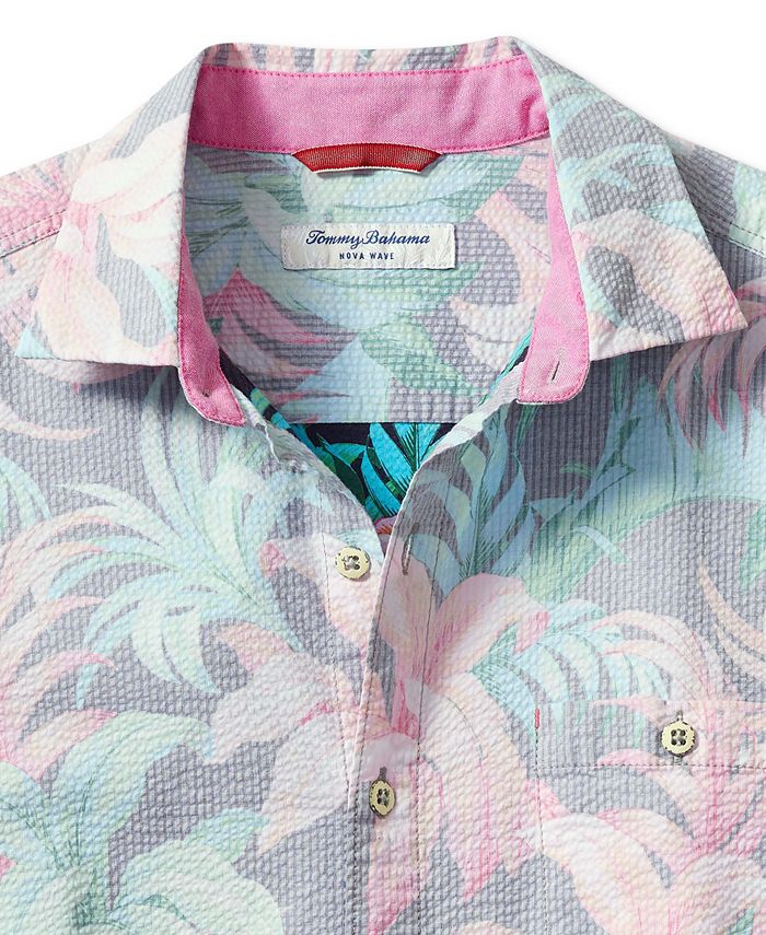 Tommy Bahama Men's Nova Wave Camp Shirt - Dusty Aqua