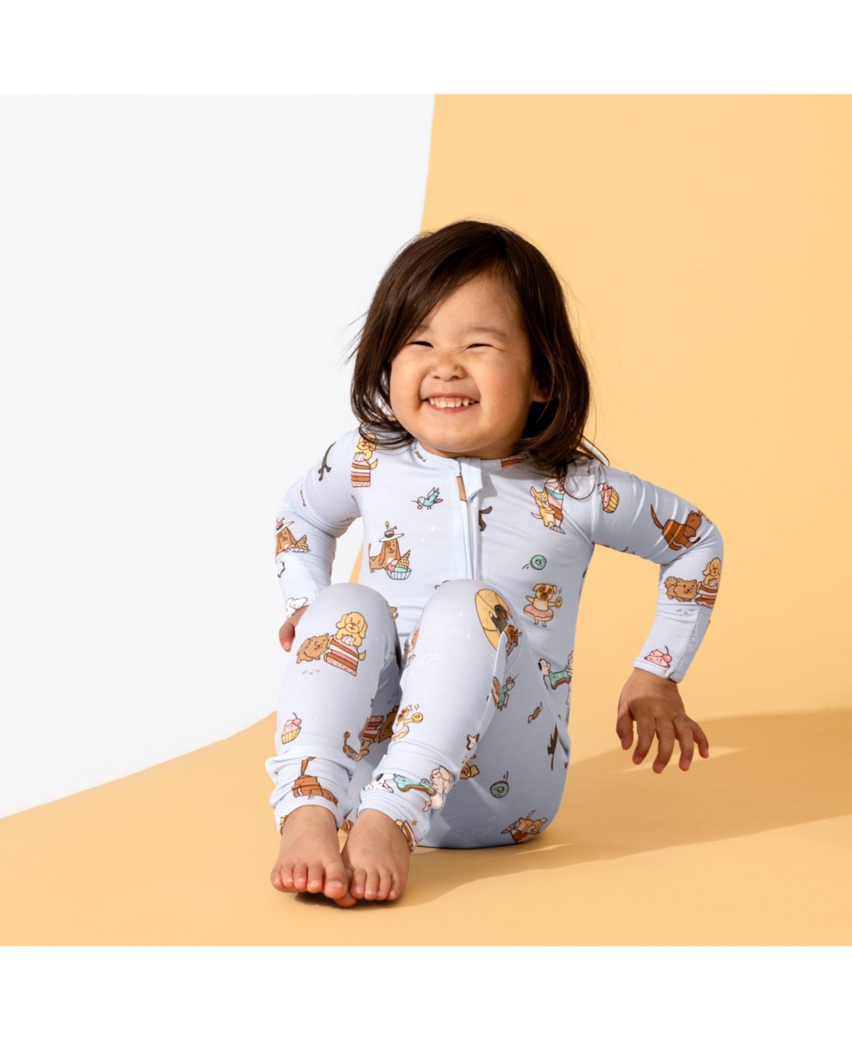 Bellabu Bear Baby UnisexConvertible Footie - Dessert dogs