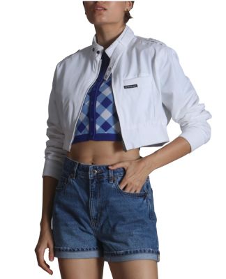 Women's Mini Cropped Racer Jacket