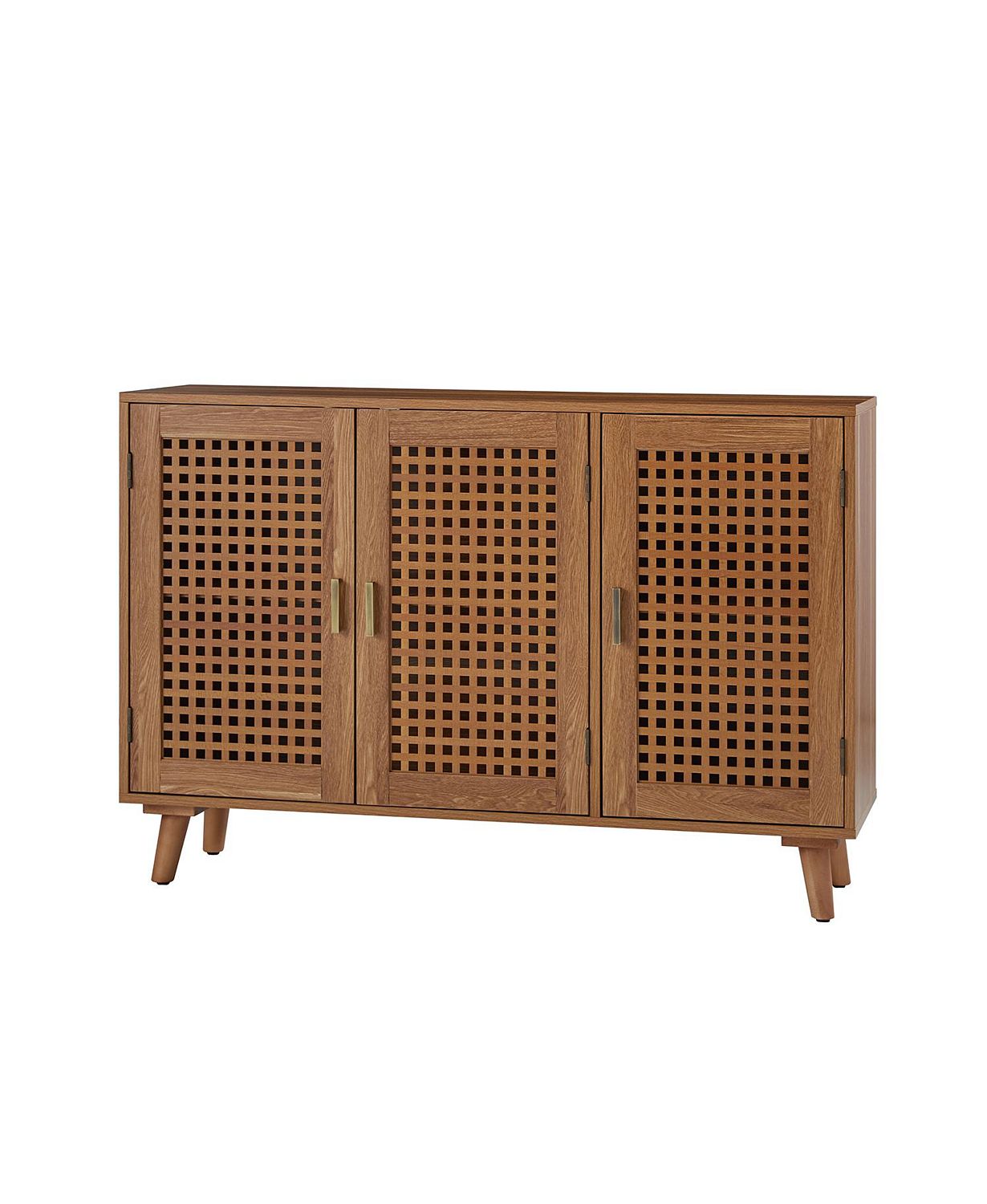 Gius Contemporary Accent Cabine with Beech Wood Doors