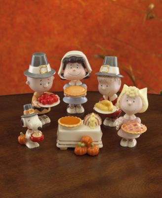 Peanuts 6-Piece Thanksgiving Figurine Set 