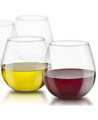 Spirits Stemless Red Wine Glasses, Set of 4