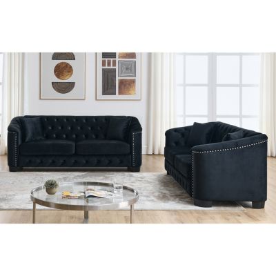 3-seater Combination Sofa - Velvet