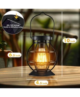 2 Pack Solar LED Lantern Outdoor Waterproof Garden Decorations