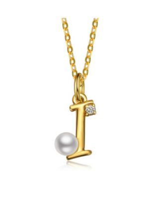 Beaded Initial Necklace For Women - 14K Gold Plated Rainbow Gemstone Choker With Letter Pendant