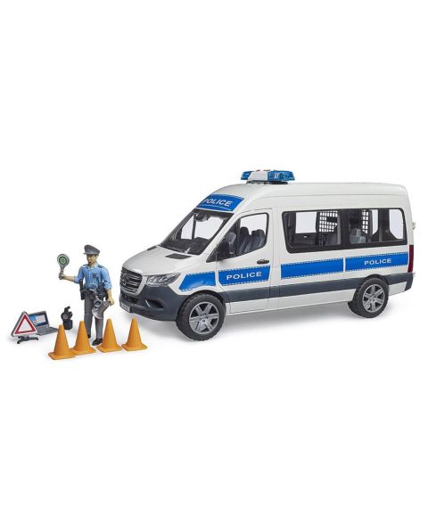 Детская игрушка Bruder 1/16 MB Sprinter Police Toy Vehicle with Light and Sound Module