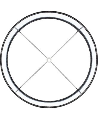 Reptile Print Medium Drum Lamp Shade with Silver Lining 15" Top x 15" Bottom x 11" Slant (Spider) Replacement with Harp and Finial