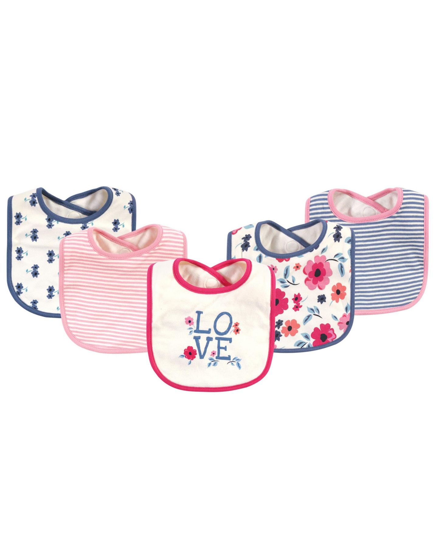 Комплекты Touched by Nature Natural Cotton Layette Set and Giftset для девочек, цвет: Синий с принтом — фото 2