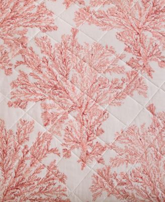 Coral Garden Reversible 3 Piece Quilt Set, King