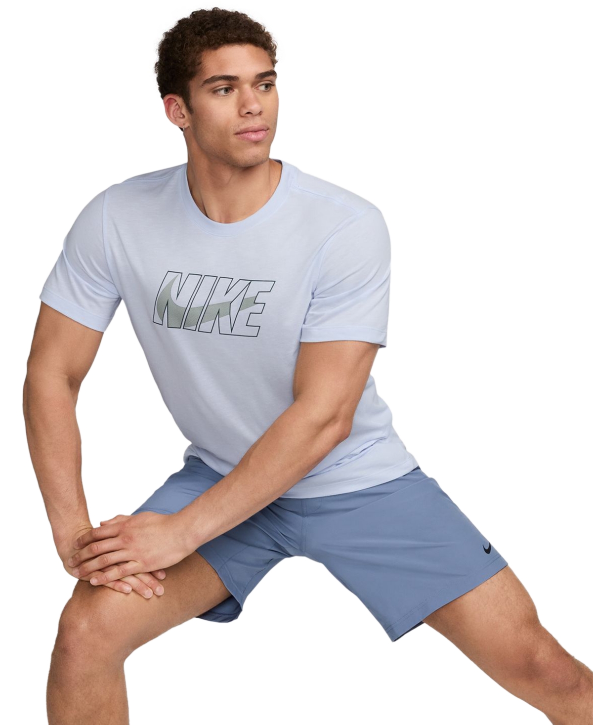 Nike Men's Dri-fit Fitness Short Sleeve Logo Graphic T-Shirt