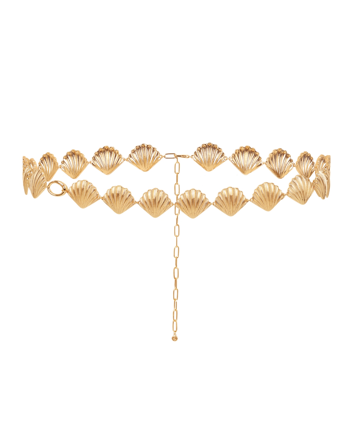 18k Gold Plated Scallop Shell Body Chain - Gold