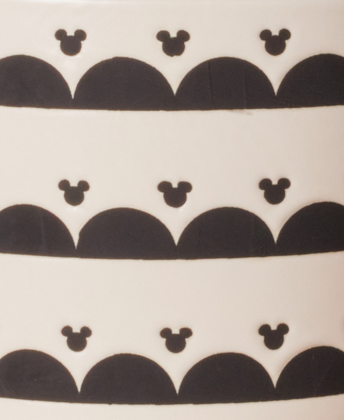 Disney Monochrome 3-piece Ceramic Jar Set, Black In Black