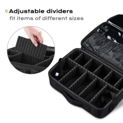 13” Makeup Train Case Cosmetic Organized Bag Travel Storage Backpack