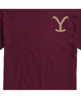 Hybrid Apparel Yellowstone Logo Mens Short Sleeve Tee