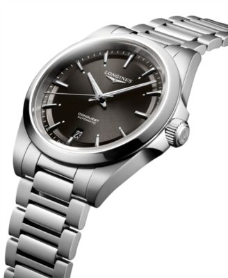 Men's Swiss Automatic Conquest Stainless Steel Bracelet Watch 38mm