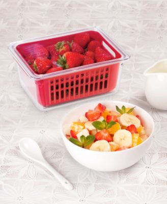 8.75&amp;quot; x 6.75&amp;quot; x 3.75&amp;quot; Berry Container for Fridge
