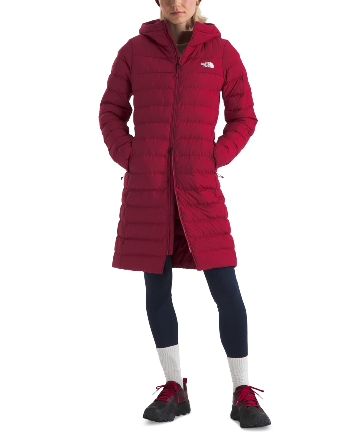 The North Face Women's Aconcagua Insulated Puffer Coat In Beetroot