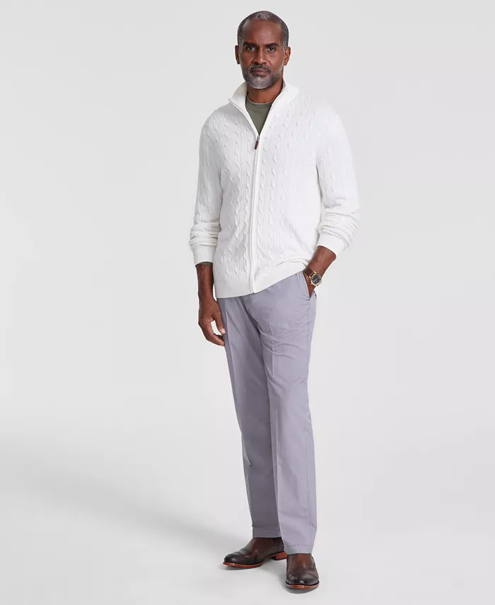 Men's Cable-Knit Full-Zip Sweater - thumbnail 6