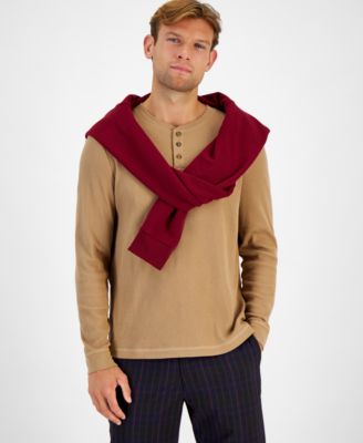Men's Thermal Long-Sleeve Henley