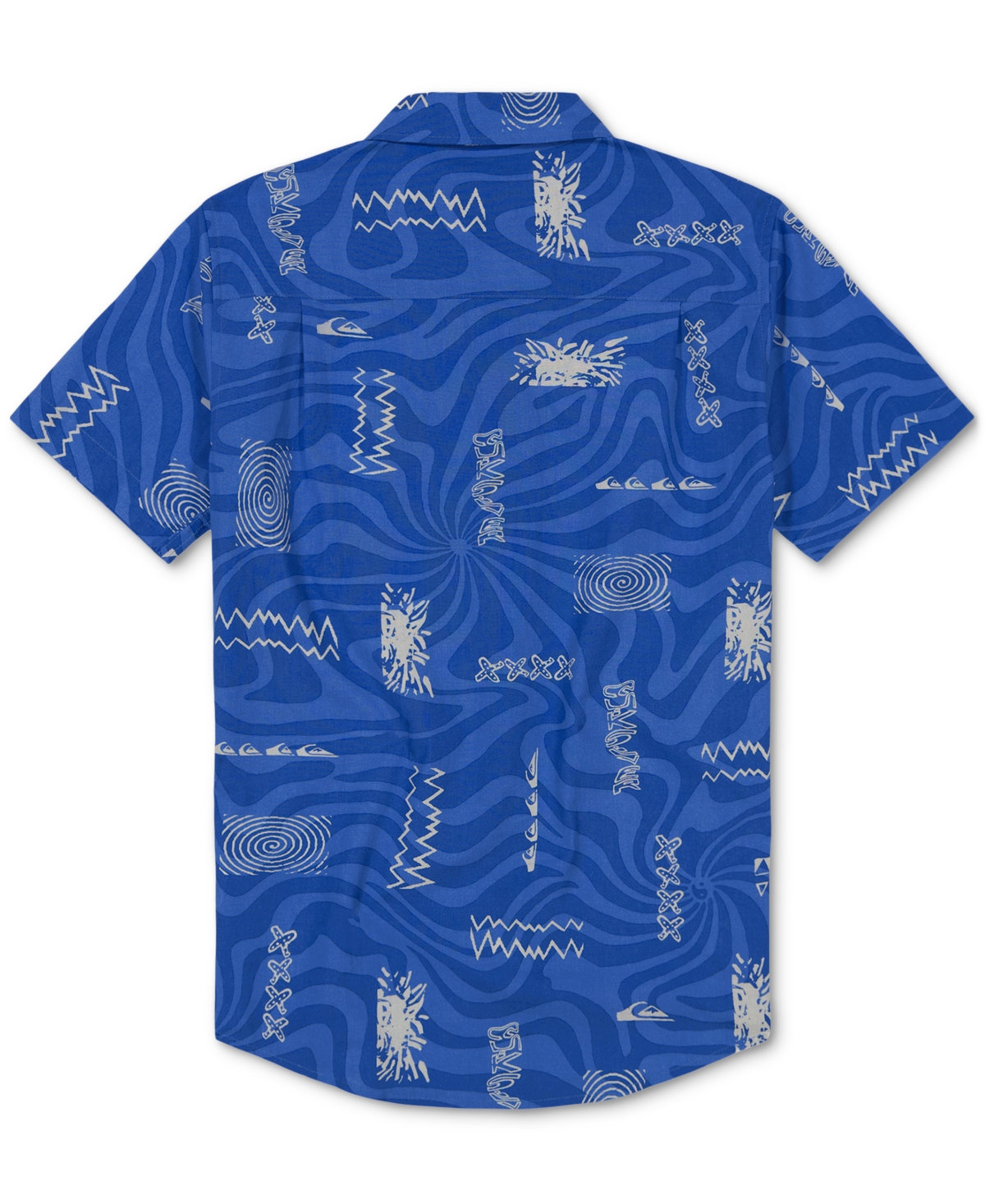 Quiksilver Big Boys Cotton Classic Printed Woven Shirt