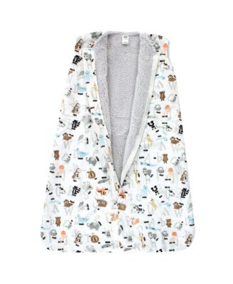 Baby Boys Hudson Unisex Luxurious Mink & Sherpa Unisex Comfort Cocoon