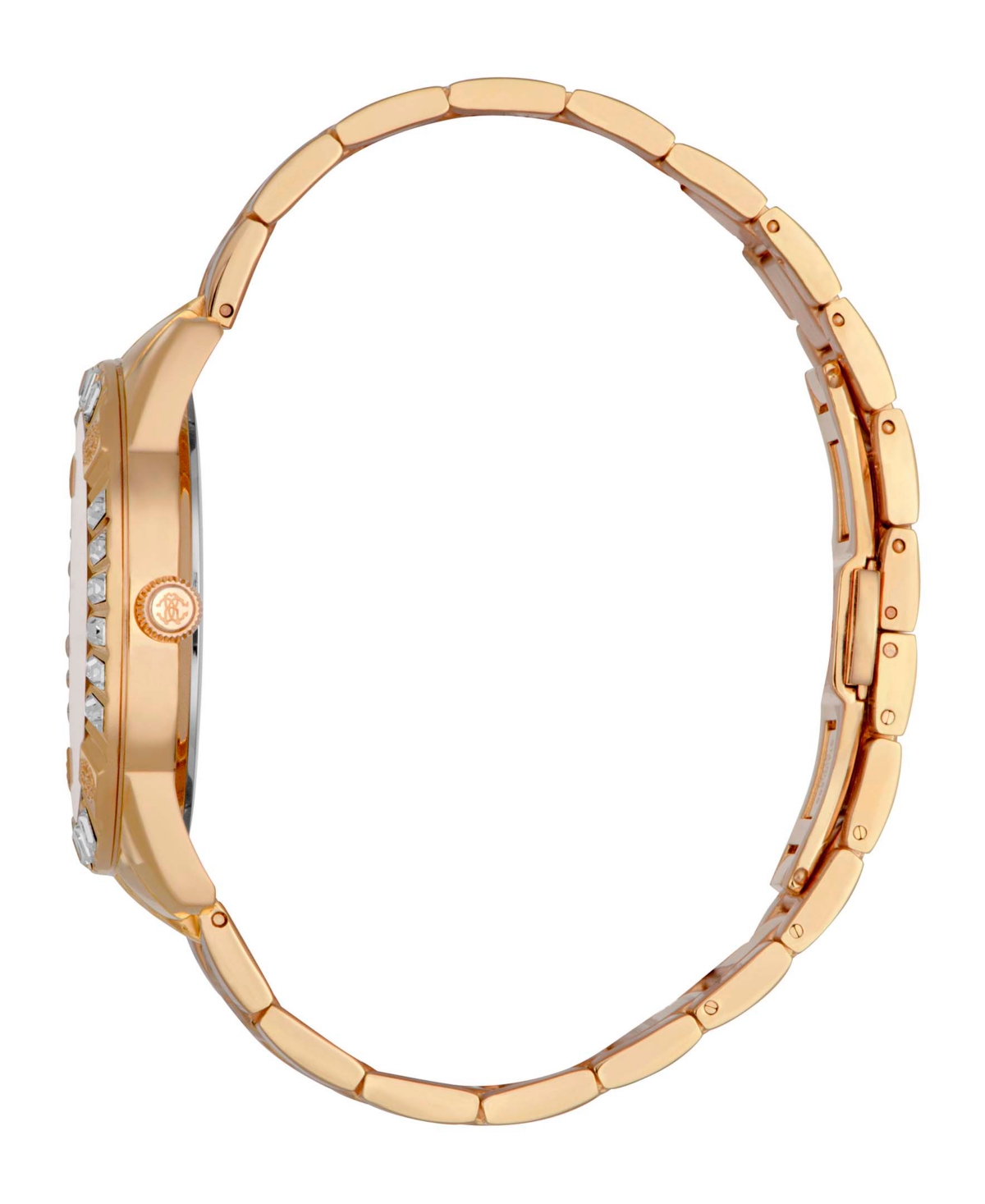ROBERTO CAVALLI WOMEN'S QUARTZ ROSE-GOLD STAINLESS STEEL WATCH 40MM 