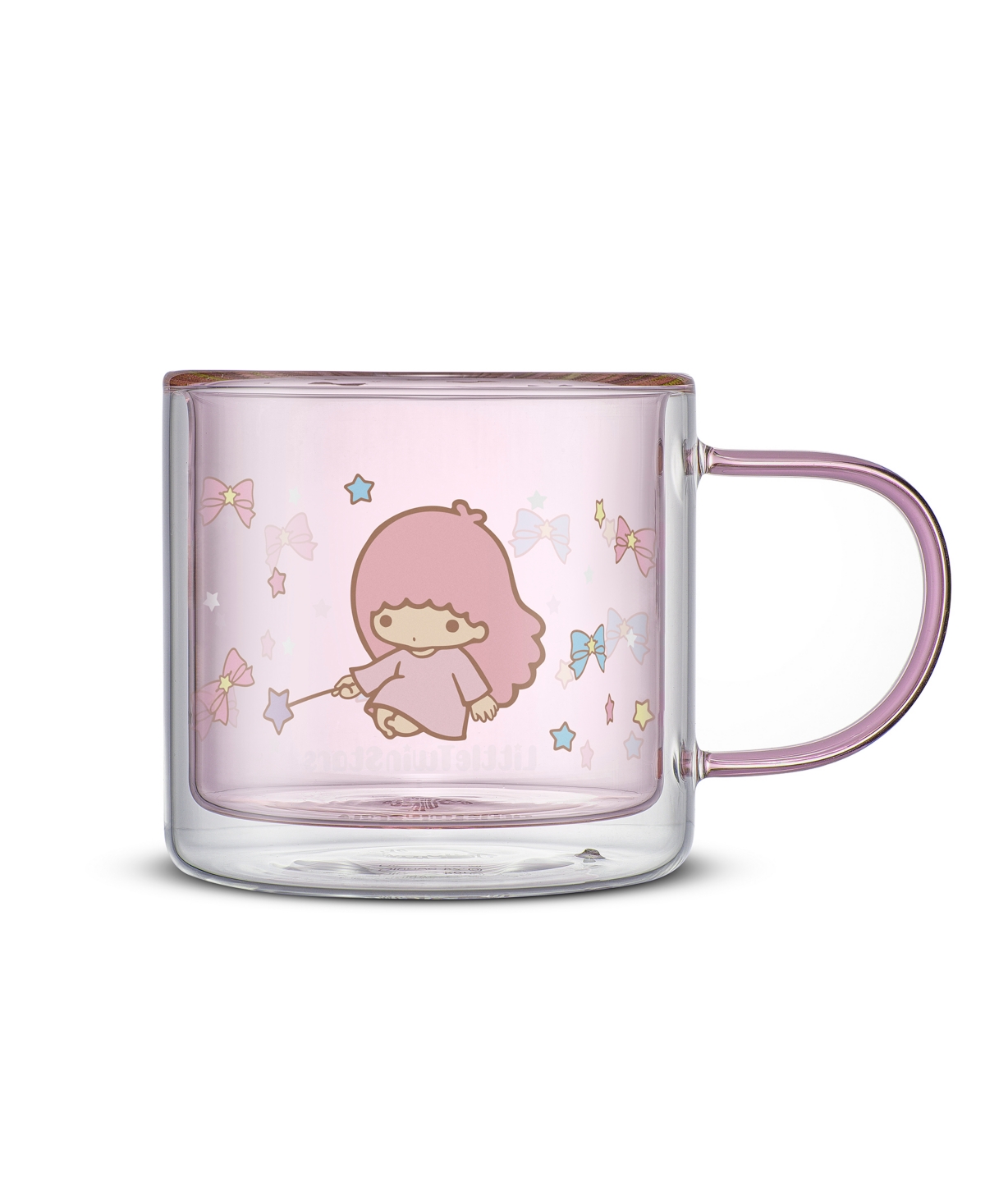 Shop Joyjolt Hello Kitty And Friends Littletwinstars Double Wall Coffee Mugs, Set Of 2 In Multi