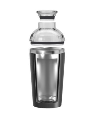 Groove 17oz. Double Wall Vacuum Insulated Stainless Steel Cocktail Shaker