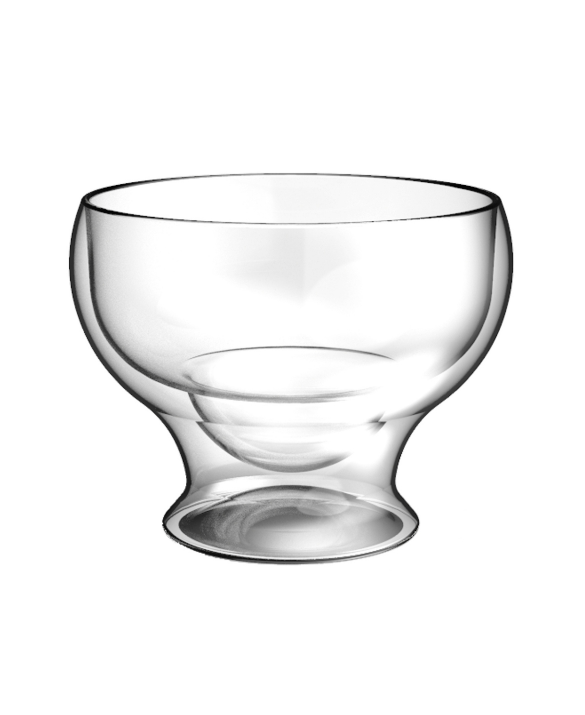 Oggi Set Of 2, 10oz Margarita Double Wall Insulated Glasses In Clear