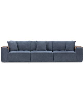 Furniture - Nycolle 3-Pc. Fabric Sectional Sofa