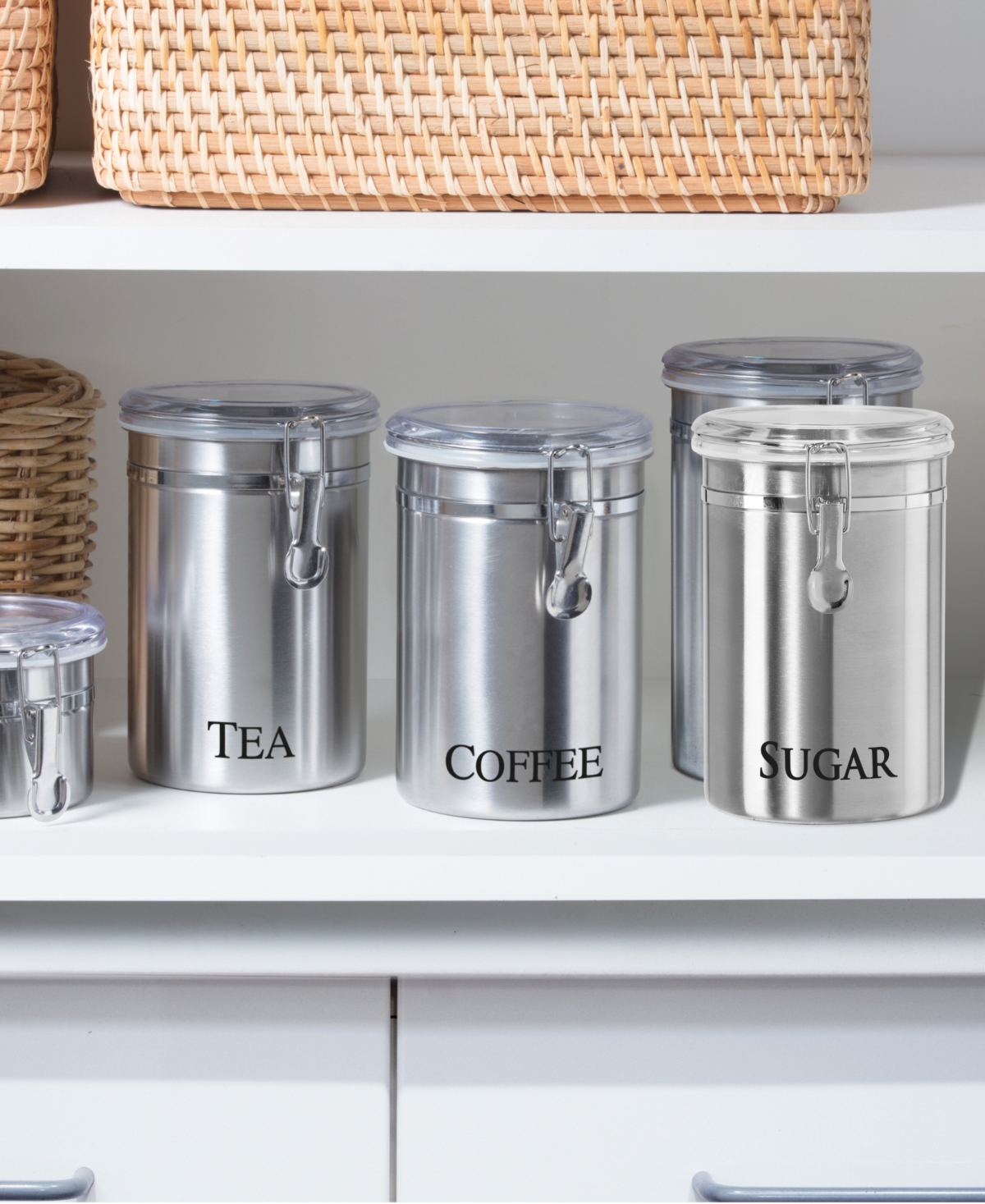 Shop Oggi 62 Fl oz Stainless Steel Coffee Canister