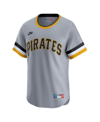 Men's Gray Pittsburgh Pirates Cooperstown Collection Limited Jersey
