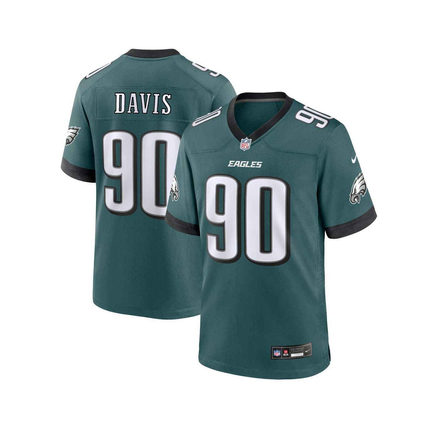 Jordan Men's Davis Midnight Philadelphia Eagles Alternate Game Jersey