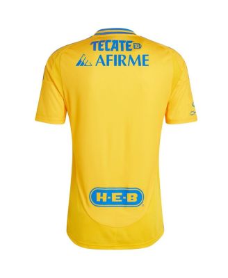 Men's Gold Tigres UANL 2024/25 Home Replica Jersey