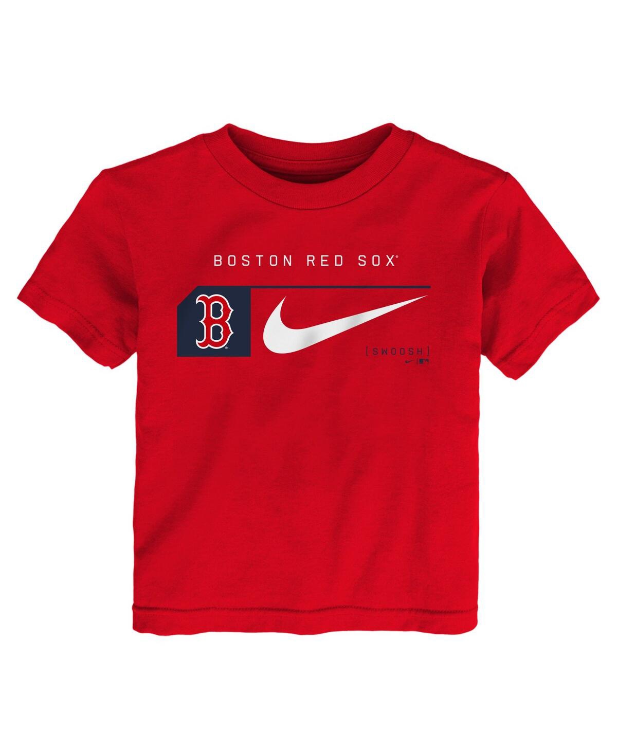 Nike Toddler BostonSox Authentic Collection T-Shirt Shorts Set - Red
