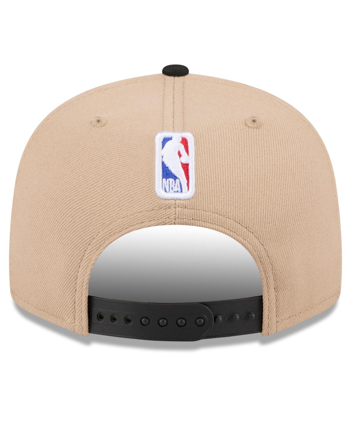 NEW ERA MEN'S TAN/BLACK SACRAMENTO KINGS 2024 NBA DRAFT 9FIFTY SNAPBACK HAT 