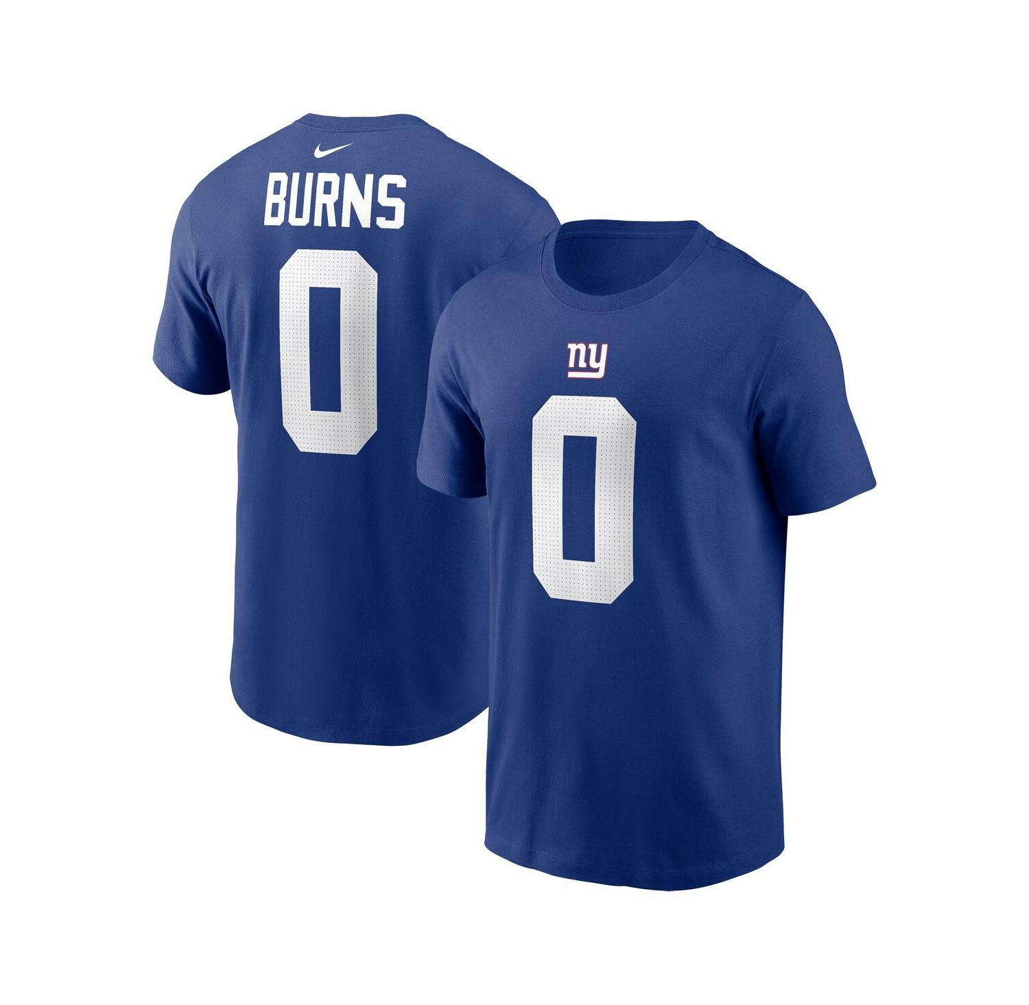 Men's Brian Burns Royal New York Giants Player Name & Number T-Shirt