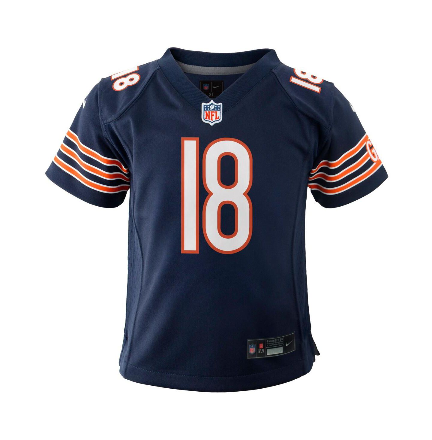 Детский топ Nike Caleb Williams Navy Chicago Bears Game Jersey — фото 3