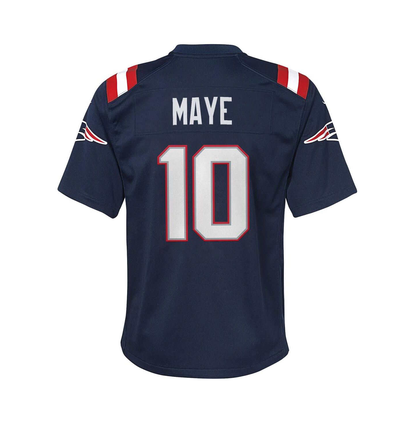 Детское джерси Nike Drake Maye New England Patriots Player Game, Navy — фото 2
