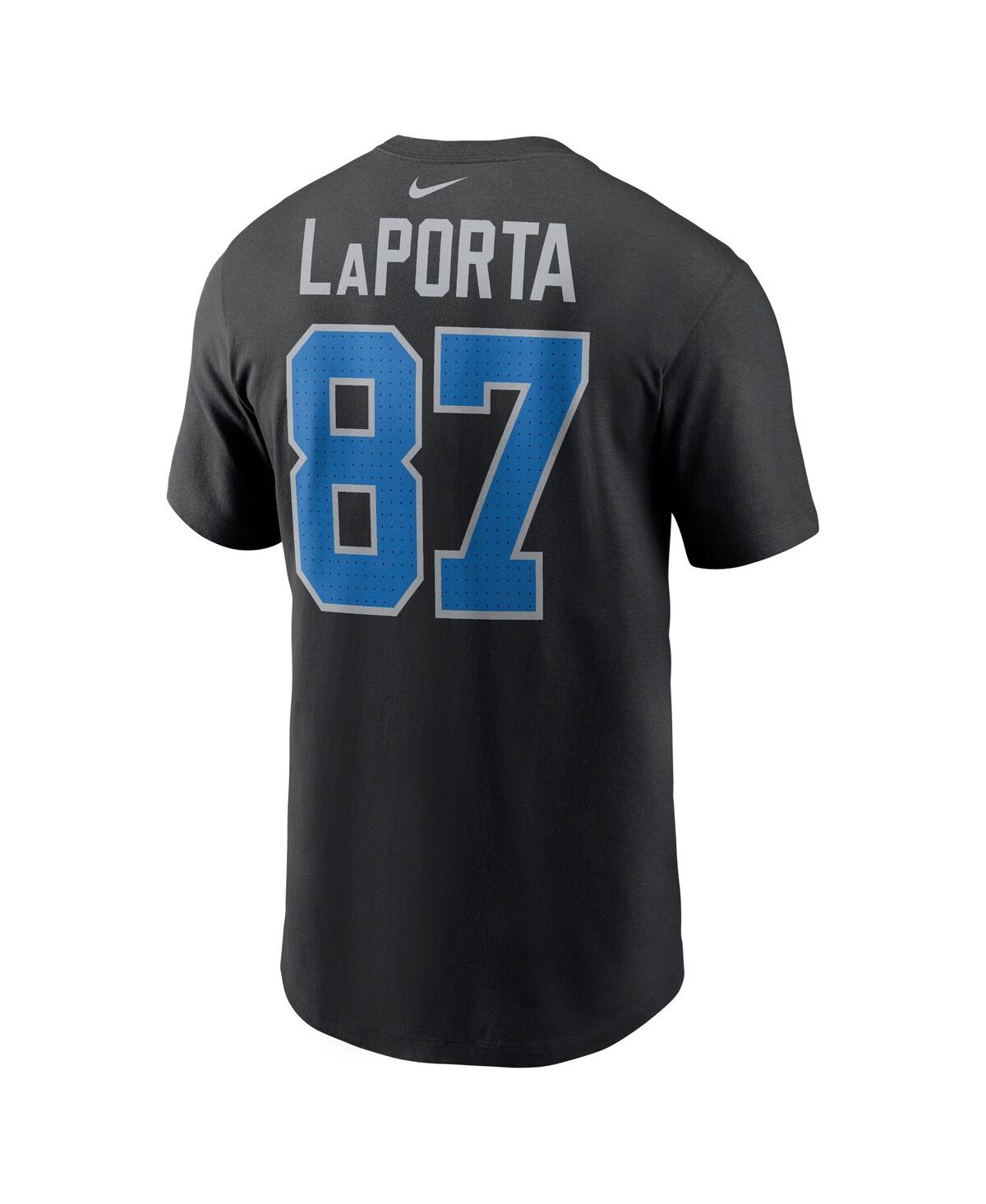 Nike Men's Sam LaPortaDetroit Lions Name Number T-Shirt - Black