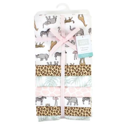 Girls 14Pc Burp Cloths and Receiving Blankets