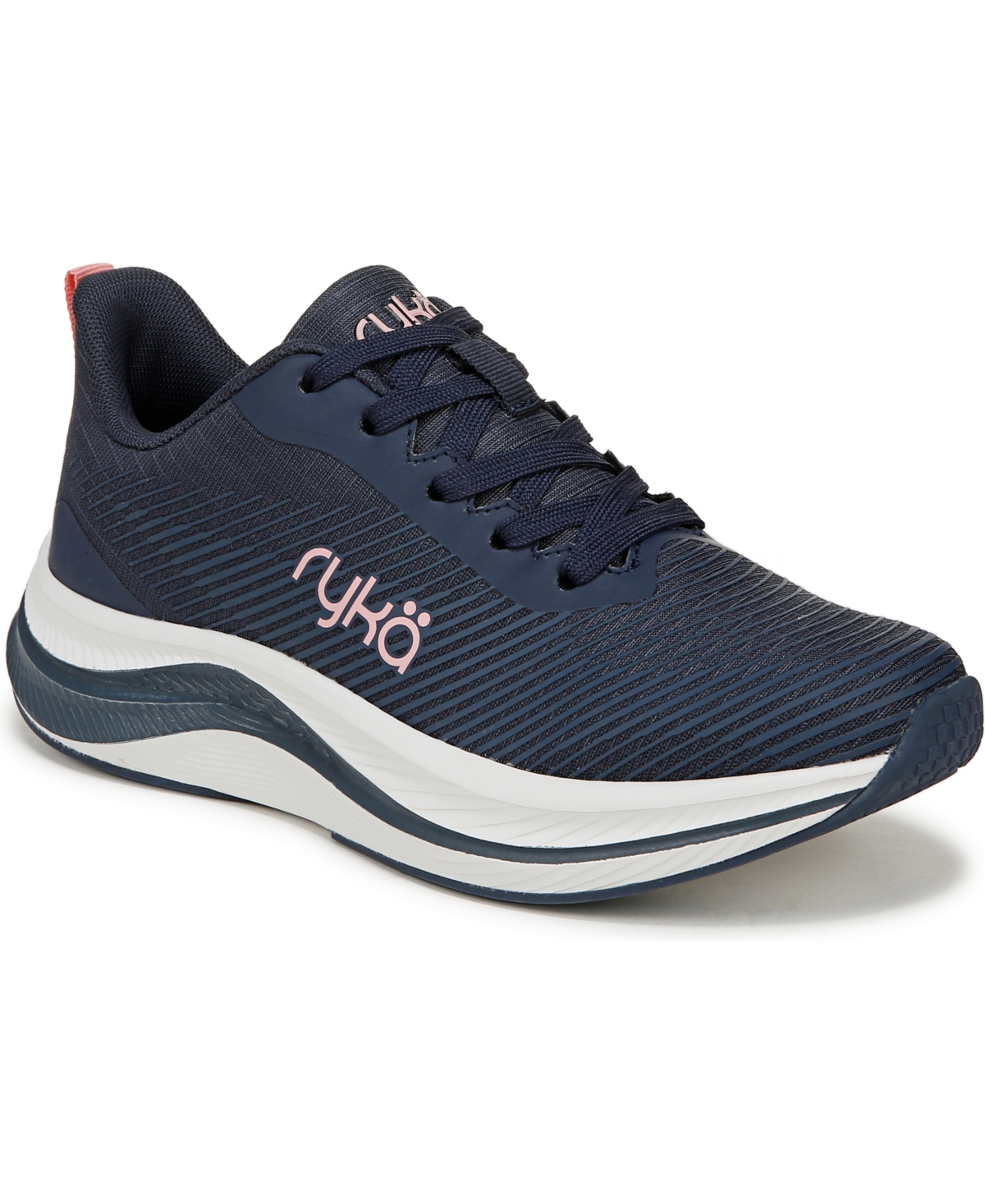 Women's Genuine Lace Up Walking Sneakers - Fountain Green Fabric