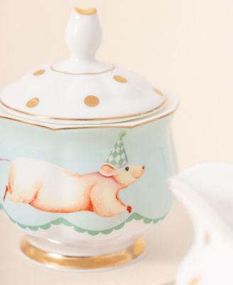 Elephant Milk Jug and Mouse Sugar Pot Set